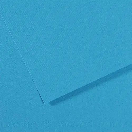 FABRIANO Feuille dessin couleur 50 x 65 cm Tiziano 160g Bleu Adriatique
