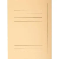 EXACOMPTA Paquet de 50 chemises pré-imprimés 3 rabats SUPER 250 en carte 210 grammes bulle