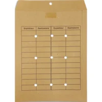 BONG Boîte de 250 pochettes kraft 120g courrier interne auto-adhésive repositionnable format 260x330mm 24