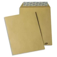 GPV Paquet de 50 pochettes kraft brun auto-adhésives 85g format B5 176 x 250 mm