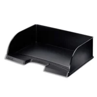 LEITZ Corbeille à courrier à l'Italienne Leitz Plus Jumbo - Noir - L36,3 x H10,3 x P27,3 cm