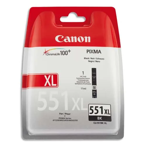 CANON Cartouche Jet d'encre Noire 551XL – Image 2