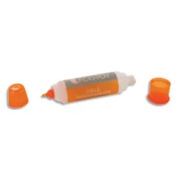 O COLOR Stylo colle universelle transparente, double pointe 42ml. 1 embout fin et 1 brosse plastique larg