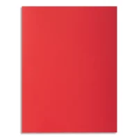 EXACOMPTA Paquet de 100 sous-chemises ROCK'S en carte 80 grammes coloris Rouge