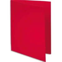 EXACOMPTA Paquet de 100 sous-chemises ROCK'S en carte 80 grammes coloris framboise