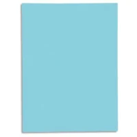 EXACOMPTA Paquet de 50 chemises 1 rabat SUPER 250 en carte 210 grammes Bleu clair