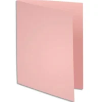 EXACOMPTA Paquet de 100 chemises SUPER 250 en carte 210 grammes coloris Rose
