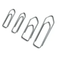 WONDAY Boîte de 100 trombones polies galvanisé 32 mm