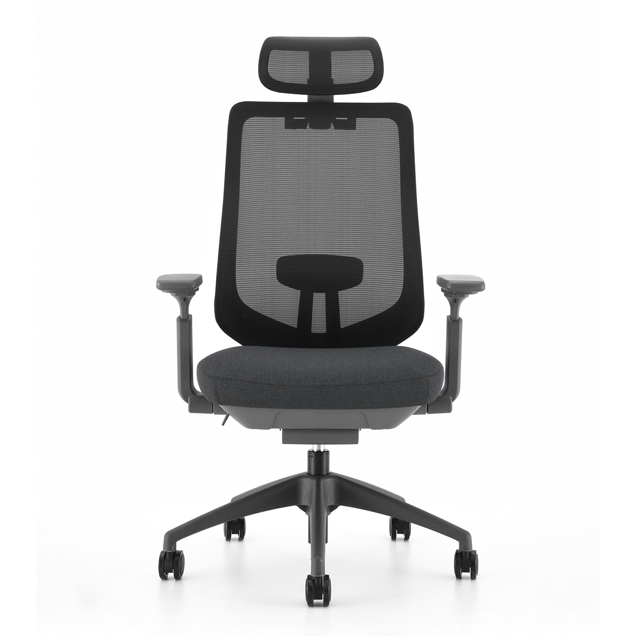 Fauteuil bureautique synchrone Réglable en hauteur par lift (KGS) Structure assise coloris gris,