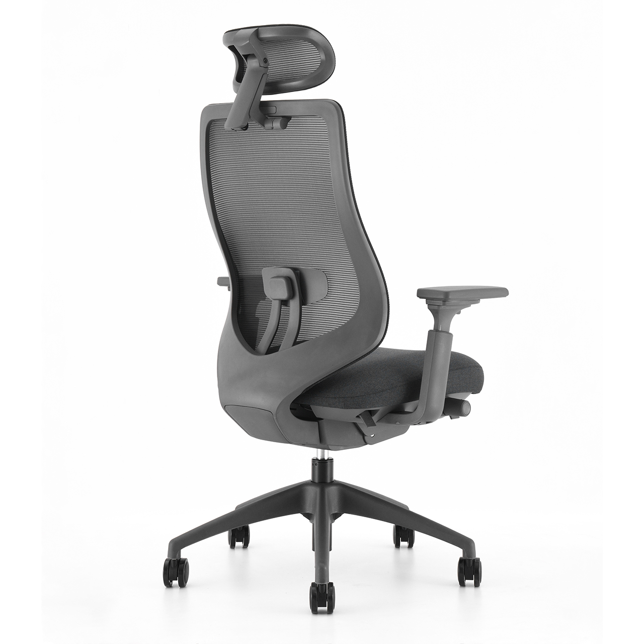 Fauteuil bureautique synchrone Réglable en hauteur par lift (KGS) Structure assise coloris gris, – Image 4