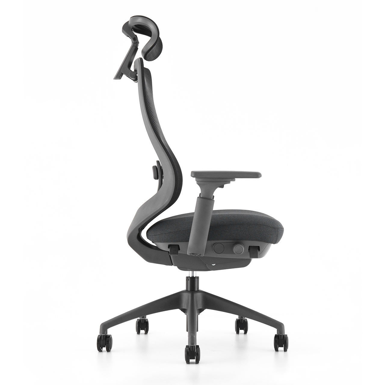 Fauteuil bureautique synchrone Réglable en hauteur par lift (KGS) Structure assise coloris gris, – Image 5
