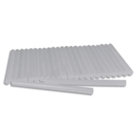 O COLOR Sachet de 25 bâtons de colle opaque classique pour pistolet, diamètre 7 mm, longueur 10 cm