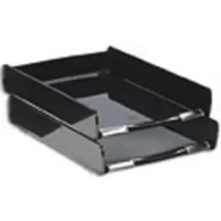 CEP Pro Corbeille courrier Happy Noir 25,5x3,6x37 cm