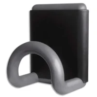 UNILUX Patère magnétique Gris métallisé 8x10 cm