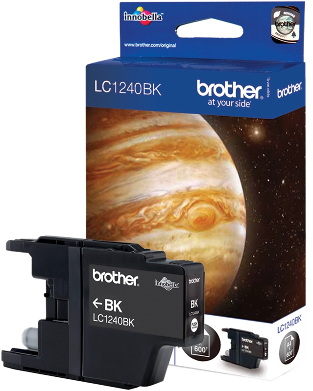 BROTHER cartouche Jet d'encre Noir LC1240BK