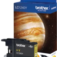 BROTHER cartouche Jet d'encre Jaune LC1240Y