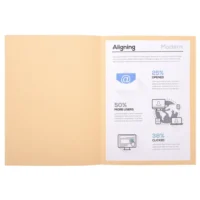 EXACOMPTA Paquet de 100 chemises FOREVER en carte recyclée 220g. Coloris bulle