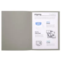 EXACOMPTA Paquet de 100 chemises FOREVER en carte recyclée 220g. Coloris Gris