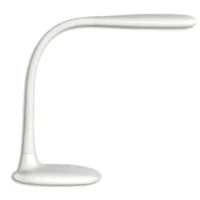 UNILUX Lampes à Leds Lucy Blanche en métal gainé élastomère, hauteur 39 cm, longueur bras 37 cm