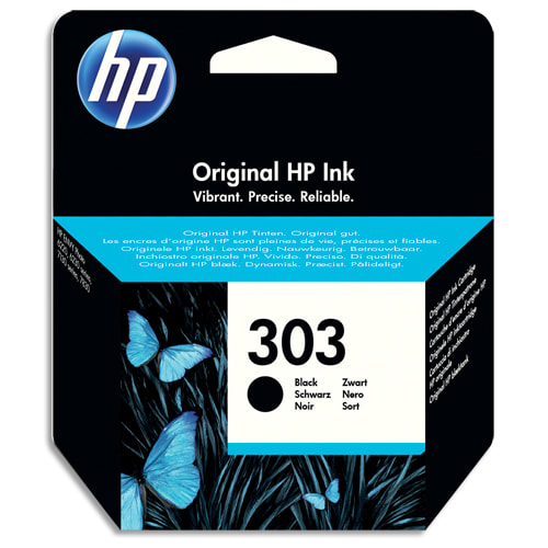 HP 303 Cartouche d'Encre Noire Authentique