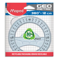 MAPED Geometric - Rapporteur 12 cm - 360°