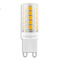 INTEGRAL Ampoule LED à broches, G9 3 Watts, 2700 Kelvin 300 Lumen, intensité variable