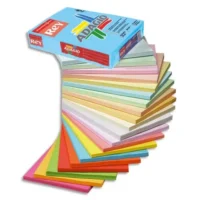 INAPA Ramette 250 feuilles papier couleur vive ADAGIO Bleu vif A3 160g