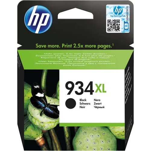 HP Cartouche Jet d'encre Noir 934XL C2P23AE