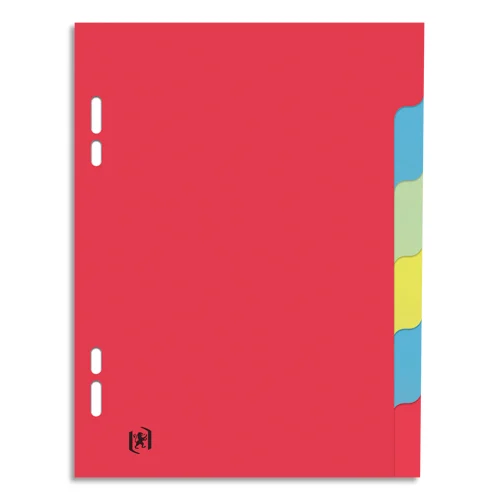 ELBA Intercalaires 17x22 cm / cartons 6 touches