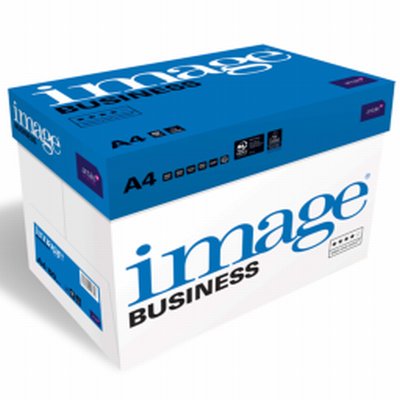 Papier copieur Image Business blanc, 80g/m2, 210mm x 297mm(A4), 70 % PEFC Certified, Carton de 5 ramettes de 500 feuilles