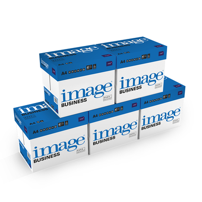 Papier copieur Image Business blanc, 80g/m2, 210mm x 297mm(A4), 70 % PEFC Certified, Carton de 5 ramettes de 500 feuilles – Image 3