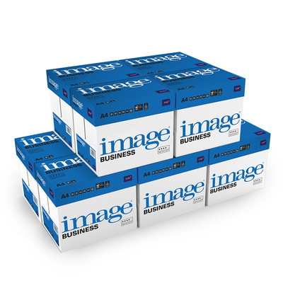 Papier copieur Image Business blanc, 80g/m2, 210mm x 297mm(A4), 70 % PEFC Certified, Carton de 5 ramettes de 500 feuilles – Image 4