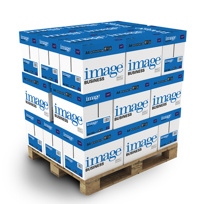 Papier copieur Image Business blanc, 80g/m2, 210mm x 297mm(A4), 70 % PEFC Certified, Carton de 5 ramettes de 500 feuilles – Image 5