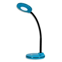HANSA Lampe led Splash Lagoon,avec variateur. Dim. Tête D10,5 cm, bras flexible H32 cm, socle D13 cm