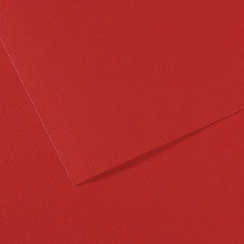 CANSON Feuille MI-TEINTES® 50X65 160g rouge vif 505