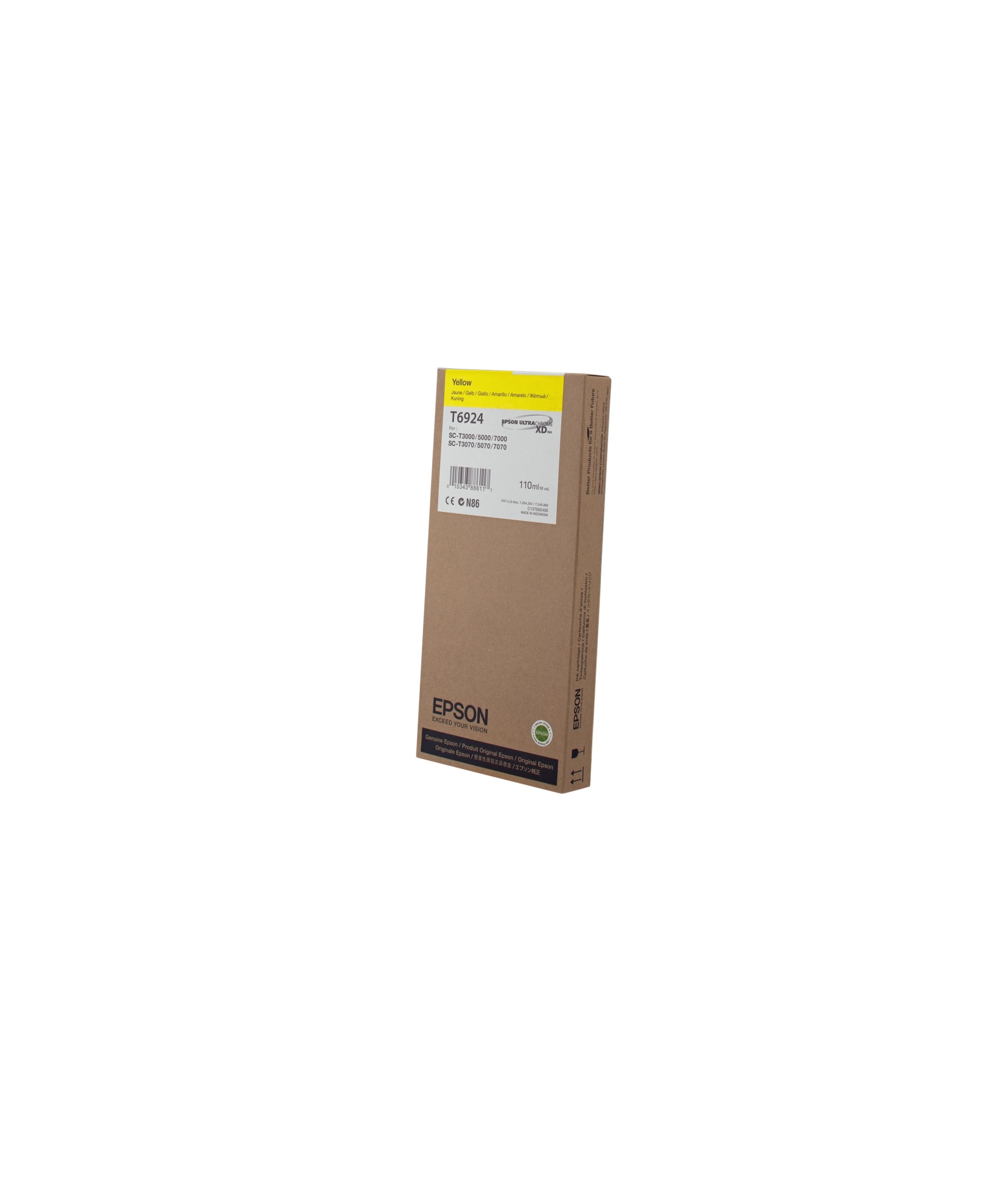EPSON Cartouche Jet d'Encre UltraChrome XD Yellow 110ml (T6924) - C13T692400