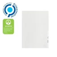 LEITZ Boite de 25 chemises Leitz Recycle, plastique à 90% recyclé/100% recyclable, A4, transparent