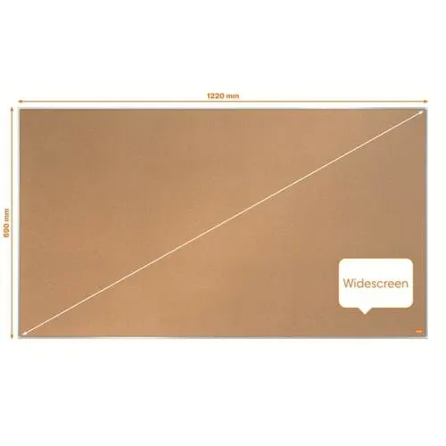 NOBO Tableau d'affichage Widescreen en liège Impression Pro - 1220 x 690 mm - 1915416 – Image 5