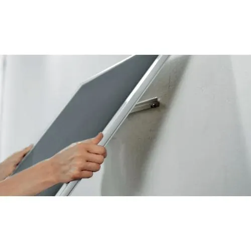 NOBO Tableau d'affichage en feutre Impression Pro - 1200 x 900 mm - gris - 1915221 – Image 3