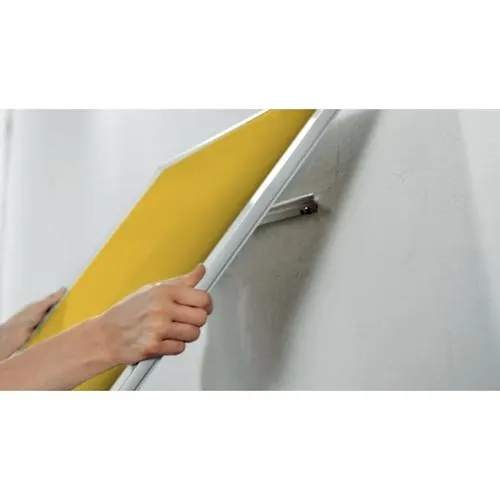 NOBO Tableau d'affichage Widescreen en feutre Impression Pro - 1220 x 690 mm - jaune - 1915431 – Image 4