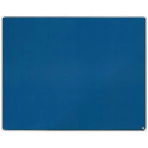 NOBO Tableau d'affichage en feutre Premium Plus - 1500 x 1200 mm - bleu - 1915191
