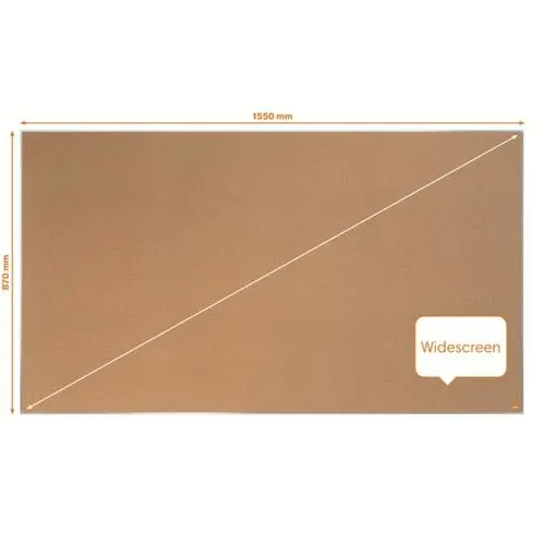 NOBO Tableau d'affichage en liège Impression Pro - 1500 x 1200 mm - 1915232
