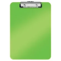 LEITZ Porte-blocs WOW A4, capacité 75 feuilles. Dimensions : L22,8 x H1,7 x P32 cm. Coloris vert