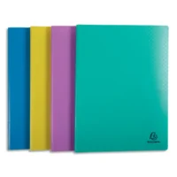 EXACOMPTA Protège document FOREVER YOUNG 40 pochettes/80 vues PP recyclé 5/10e. Coloris assortis fun