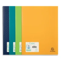 EXACOMPTA Protège document FOREVER 50 pochettes/100 vues PP recyclé 5/10e. Coloris assortis