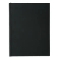 EXACOMPTA Registre folioté format 29,7x21cm 200 pages 90g quadrillées 5x5. Toilé. Coloris noir