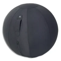 ALBA Ballon Ergo ball Noir,diam 65 cm.En polychlorure de vinyle. Poignée de transport.Fonction de Tumbler