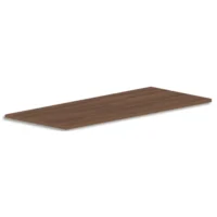 Plateau FLEXI mélaminé 25mm 120x80cm pré-percés pour obturateur. Coloris Noisetier