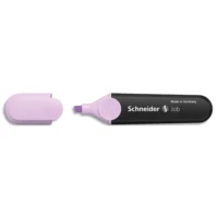 SCHNEIDER Surligneur Job bleu pointe biseautée. Tracé de 1 à 5 mm. Couleur d'encre lilas
