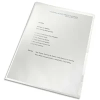 LEITZ Boîte de 100 chemises Leitz Recycle, plastique à 90% recyclé, A4, coloris transparent